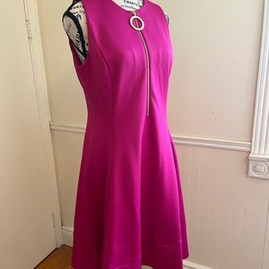 DKNY Fuschia pink dress with pockets